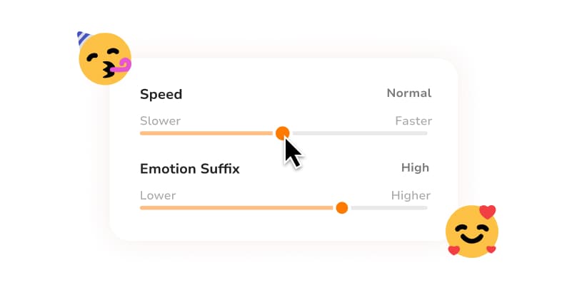 Adaptive Voice Styles: Control Emotion, Pitch & Delivery